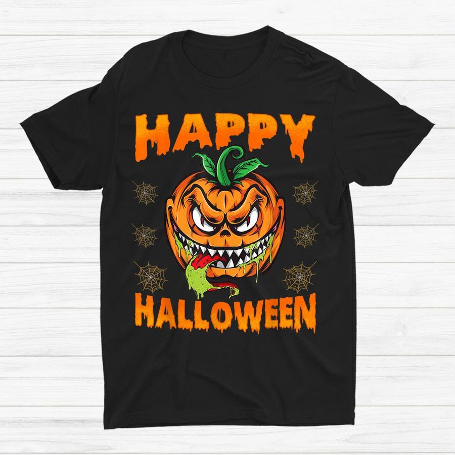 Trick Or Treat Jack O Lantern Pumpkin Happy Halloween Shirt
