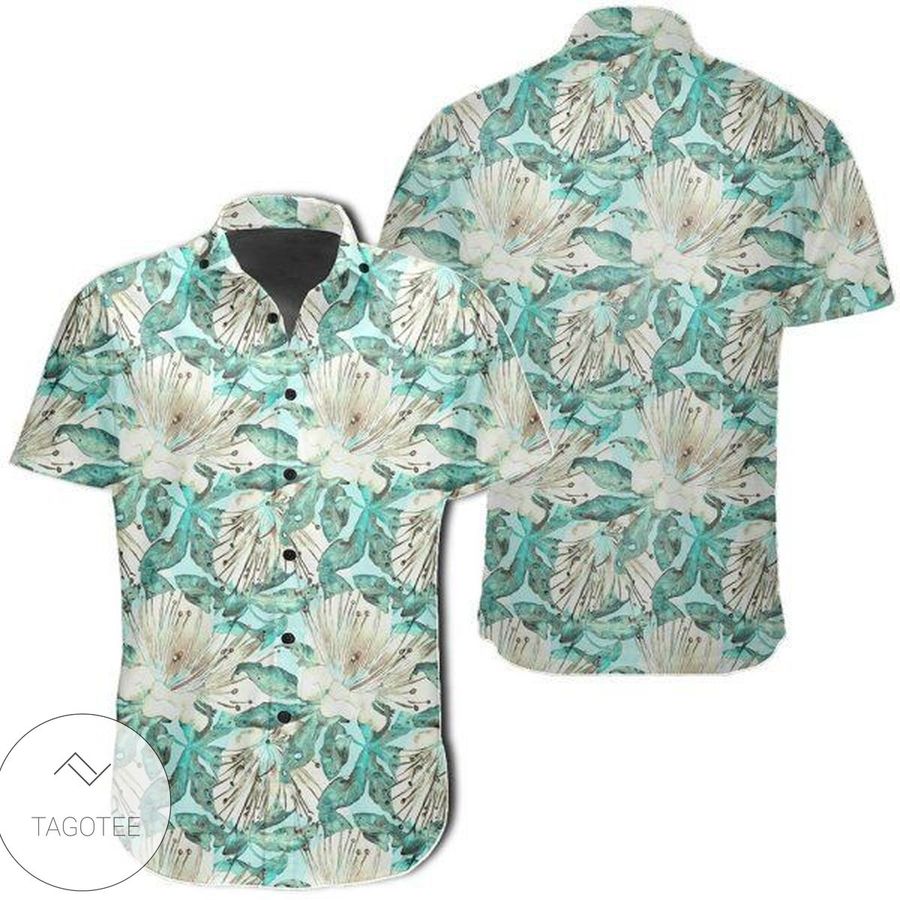 Tropical Blue Hawaiian Shirt