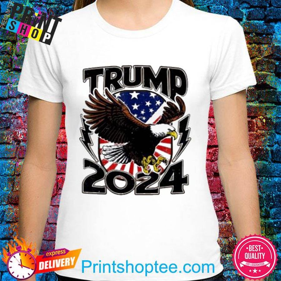 Trump 2024 Great Maga King 4th Of July Anti Joe Biden T-Shirt