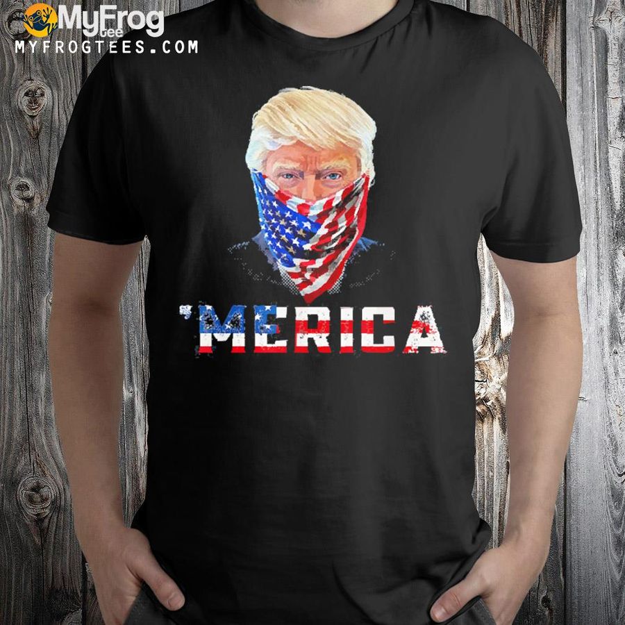Trump 4th july merica usa flag shirt
