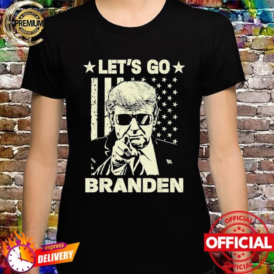Trump Let’s Go Braden Brandon US Flag Trendy Sarcastic Shirt