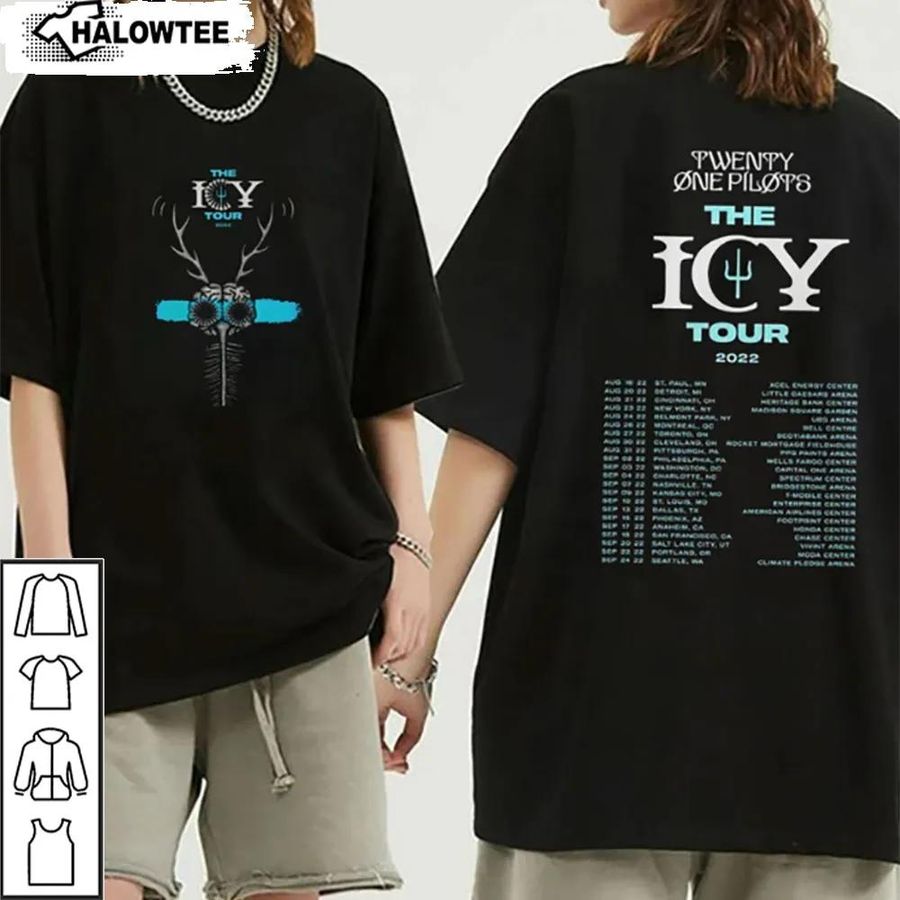 Twenty One Pilots Music The Icy Tour 2022 Shirt Gift For Fans