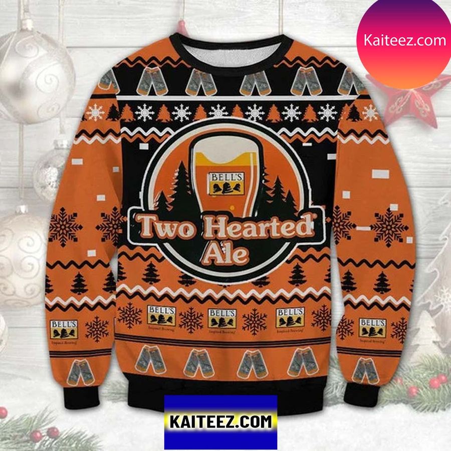 Two Hearted Ale 3D Christmas Ugly  Sweater