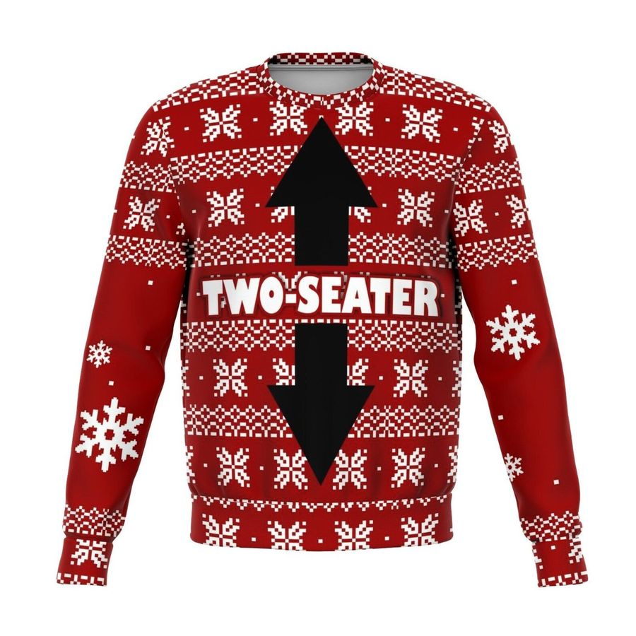 Two Seater Ugly Christmas Sweater Ugly Sweater Christmas Sweaters Hoodie
