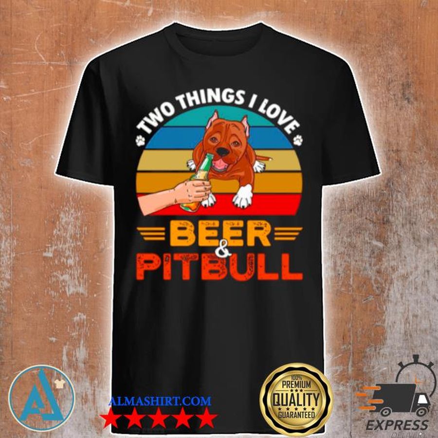 Two things I love beer 2021 vintage shirt