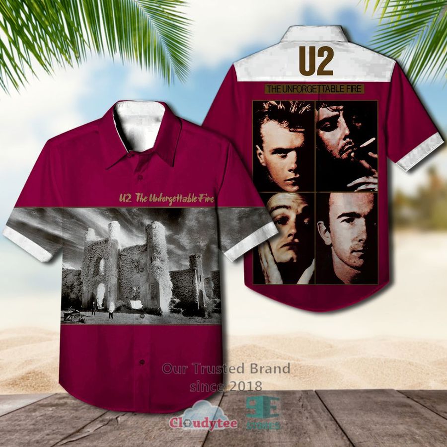 U2 The Unforgettable Fire Album Hawaiian Casual Shirt – LIMITED EDITION