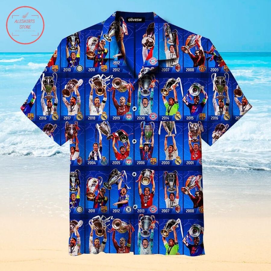 Uefa Champions League Hawaiian Shirt