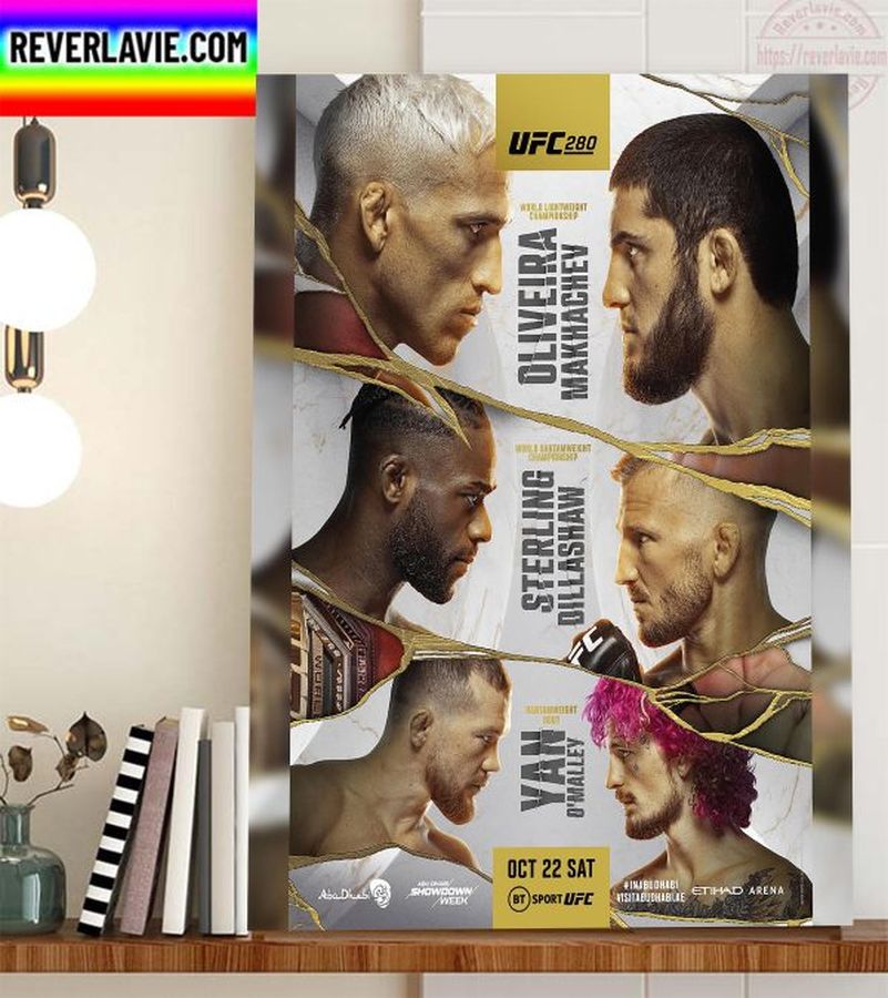 UFC 280 Poster Has Dropped Home Decor Poster Canvas