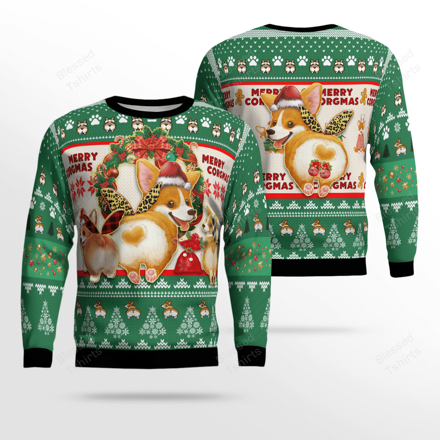 Ugly Christmas Sweater Merry Cogmas Lovely Corgi.png