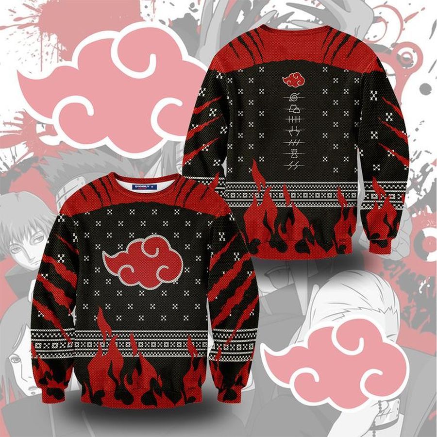 Ugly Christmas Sweater Naruto Anime Xmas Gift