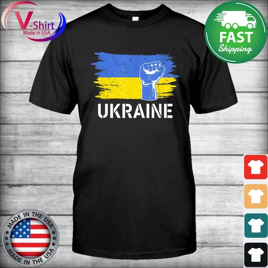 Ukraine Flag Merchandise Ukrainians DNA American Ukrainians T-Shirt