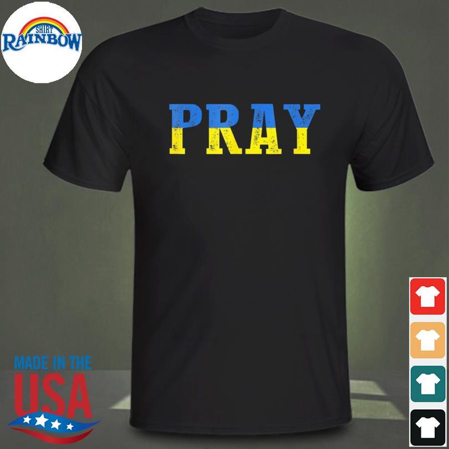 Ukrainian Lovers Ukraine Map Pray For Ukraine Shirt