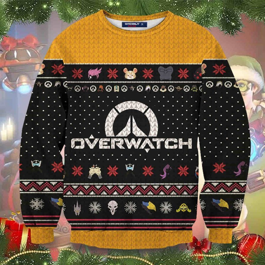 Ultimate Overwatch Christmas Wool Knitted Ugly Sweater