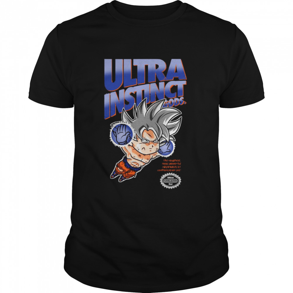 Ultra Instinct Gods Dragon Ball X Super Mario Bros shirt