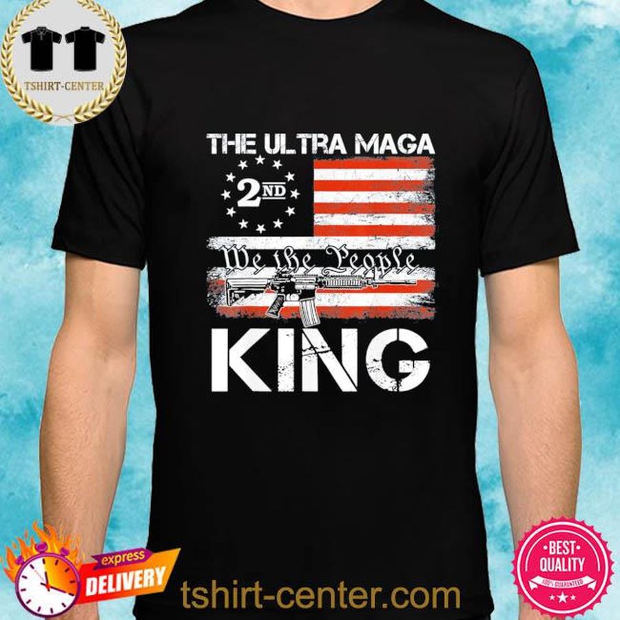 Ultra Maga Proud Ultra-Maga US American Flag Tee Shirt