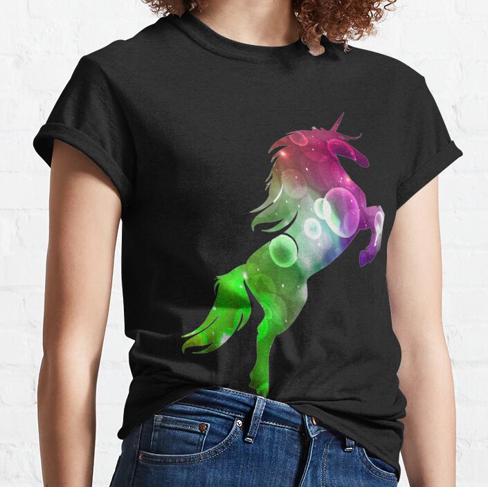 unicorns are cool pattern Classic T-Shirt
