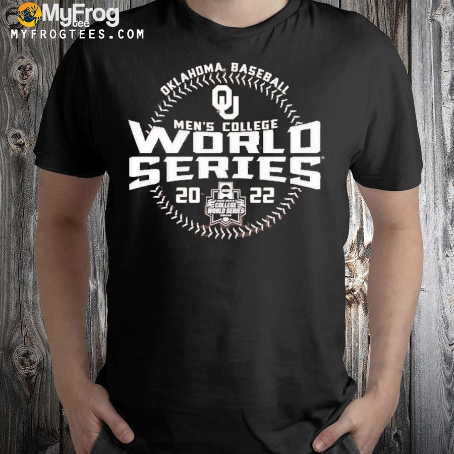 University of Oklahoma baseball mens college world series 2022 shirt