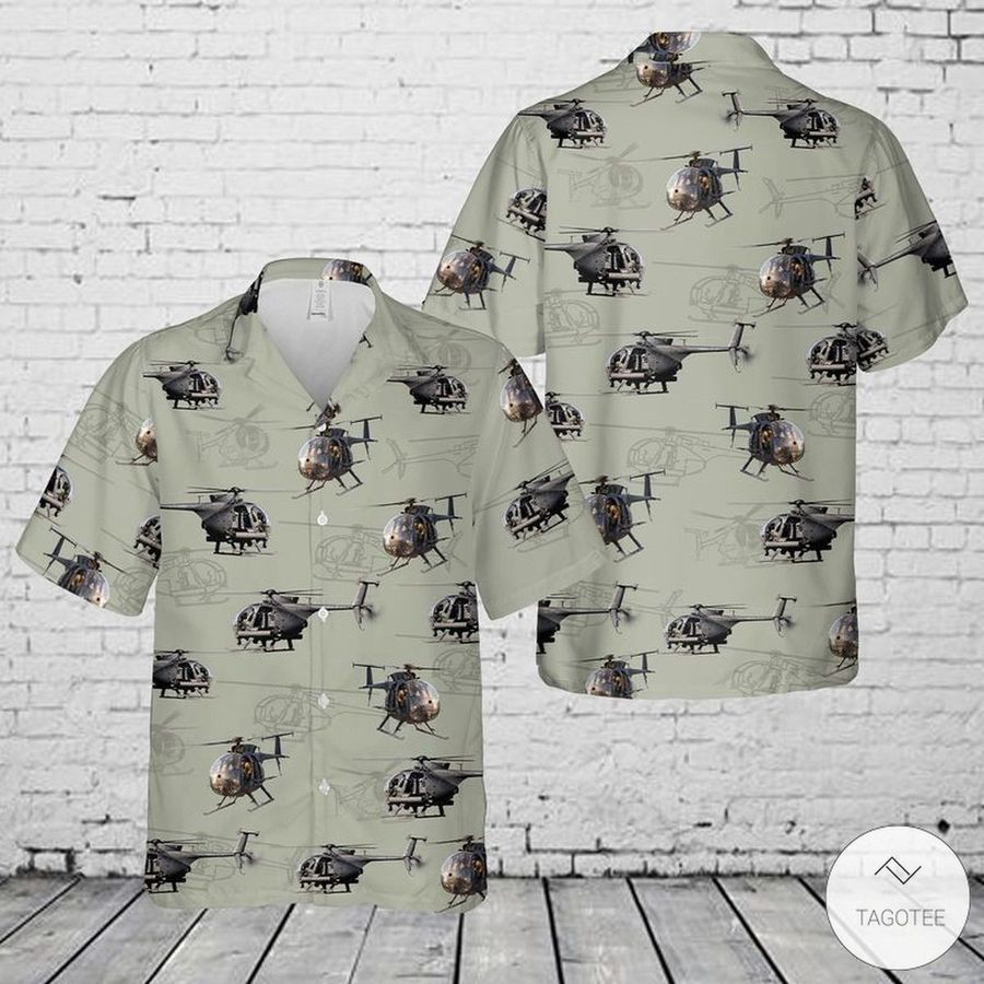 Us Army Boeing Mh-6m Little Bird Hawaiian Shirts