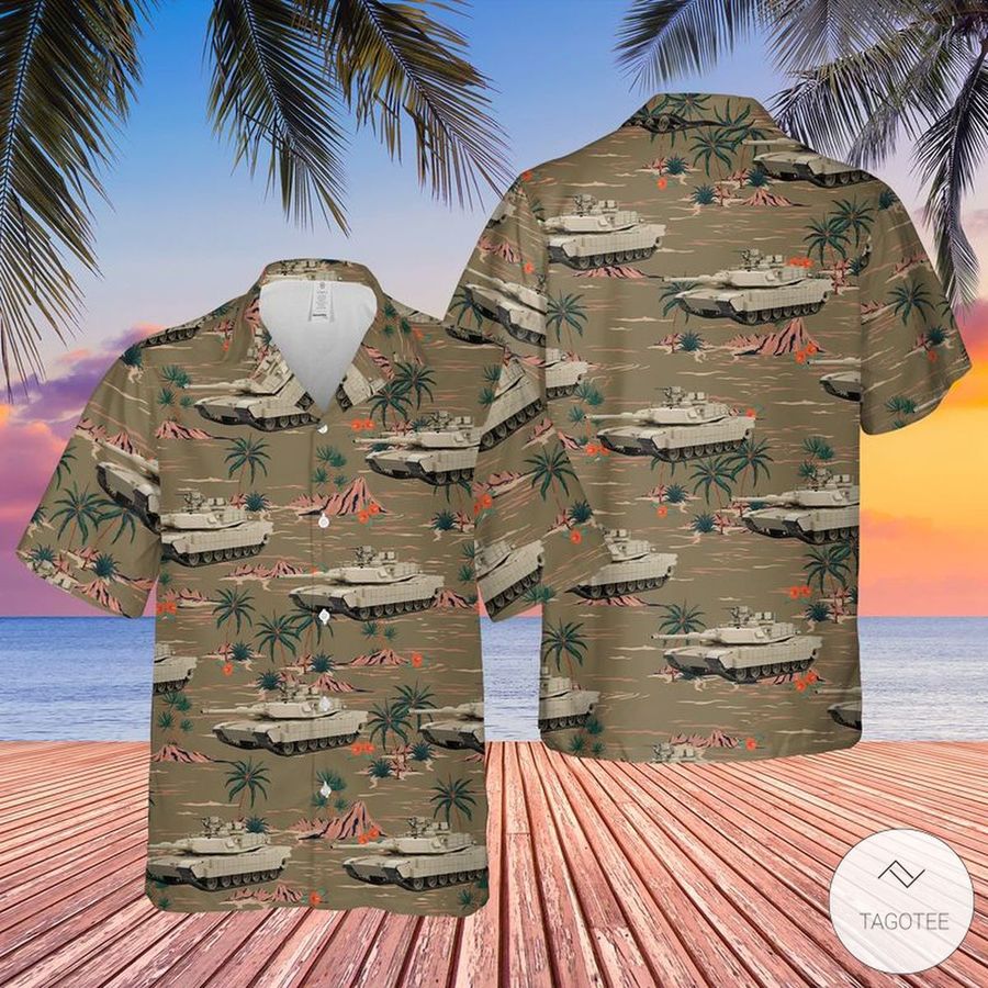 Us Army M1 Abrams Hawaiian Shirts