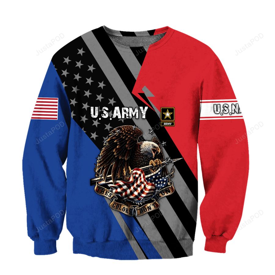 US Army These Color Dont run Ugly Christmas Sweater
