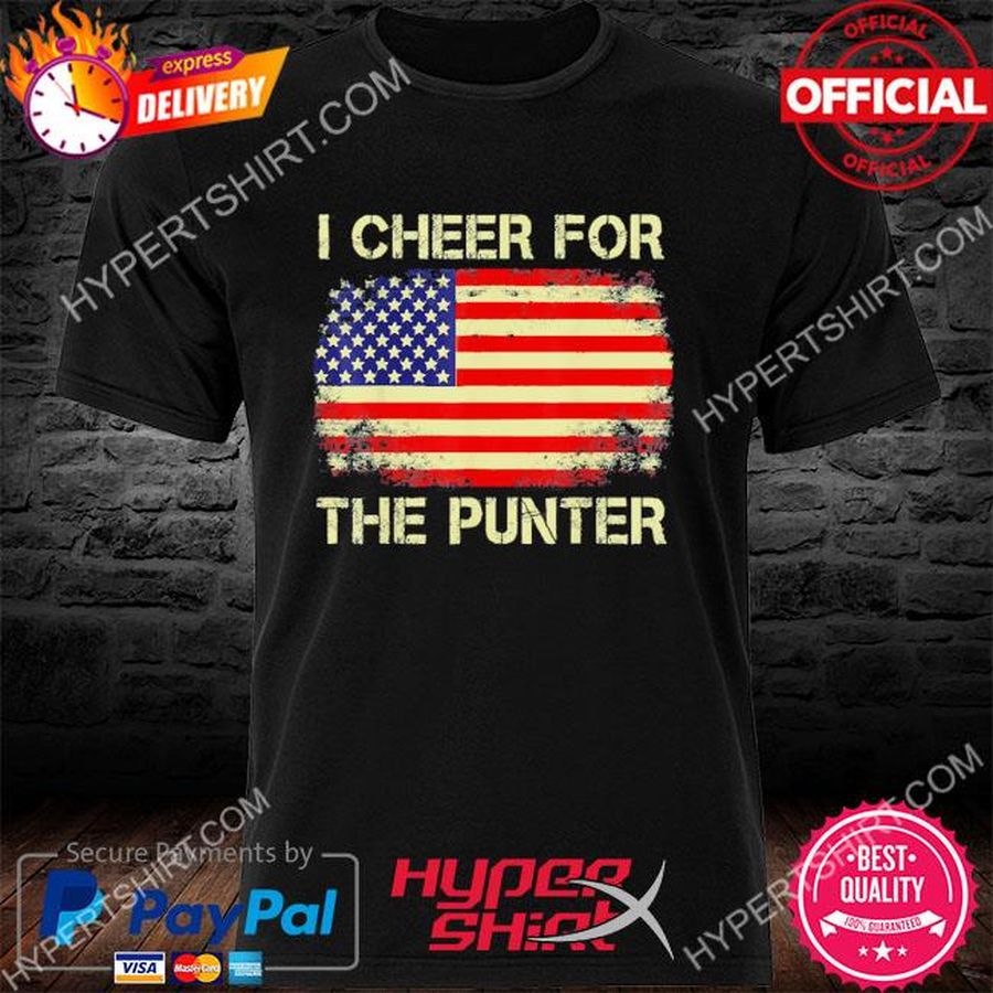 USA American Flag Football I Cheer For The Punter 2022 Shirt