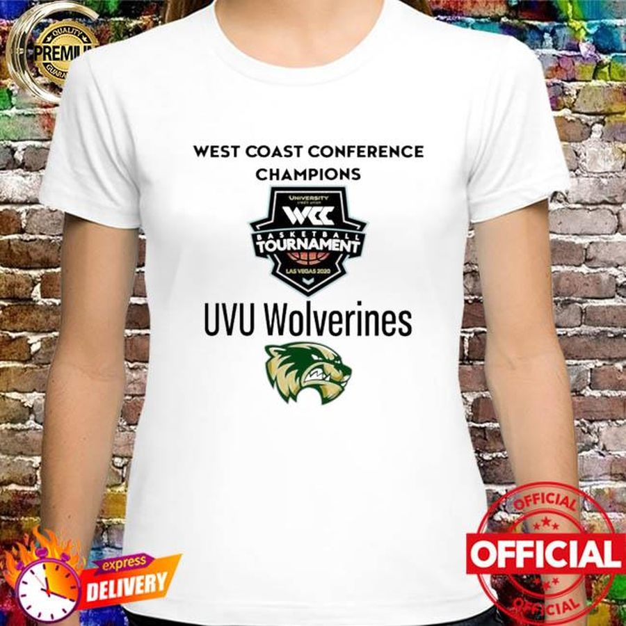 Utah Football Stats and Analysis West Coast Conference Champions Uvu Wolverines Shirt