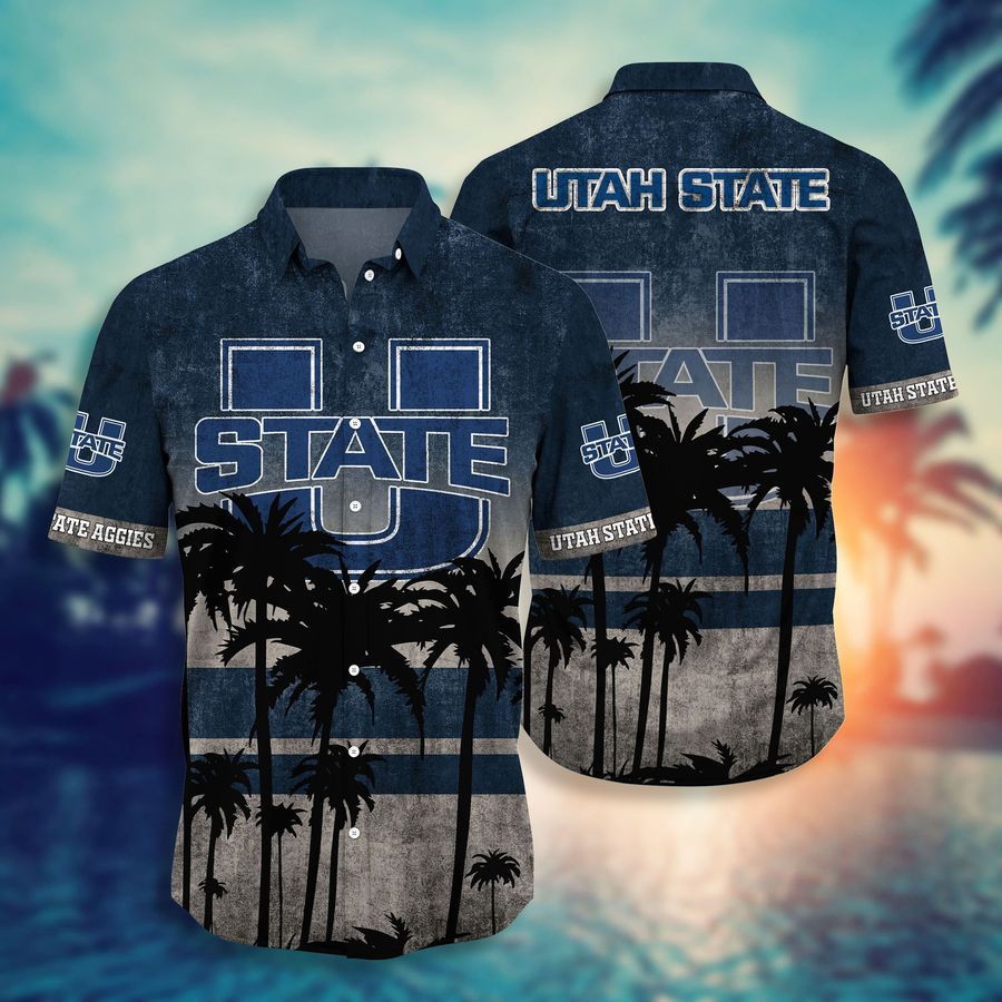 Utah State Aggies NCAA T-shirt Hawaiian Shirt and  