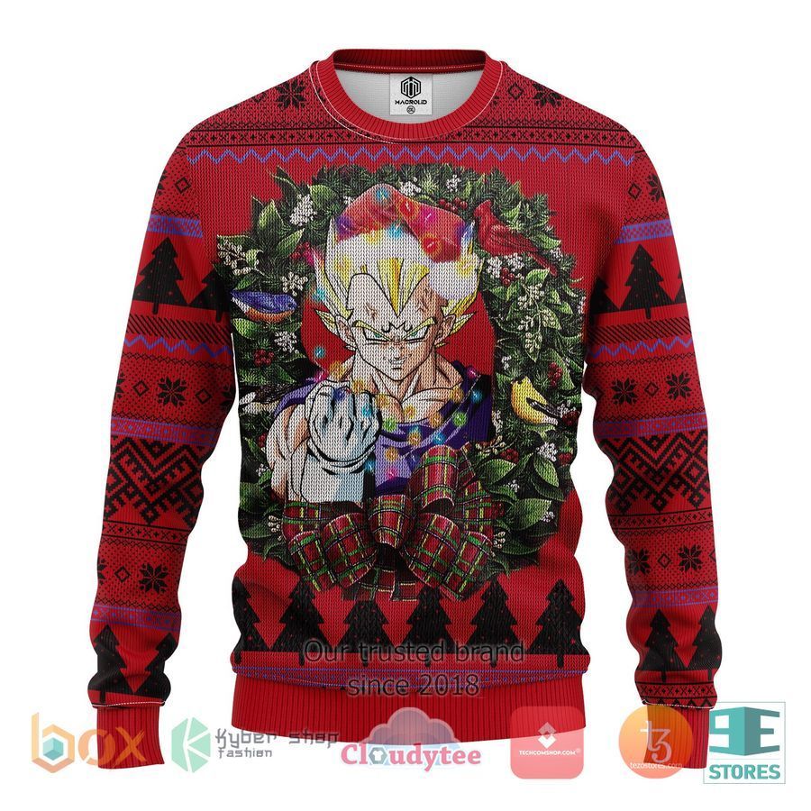 Vegeta Anime Dragon Ball Christmas Sweater – LIMITED EDITION