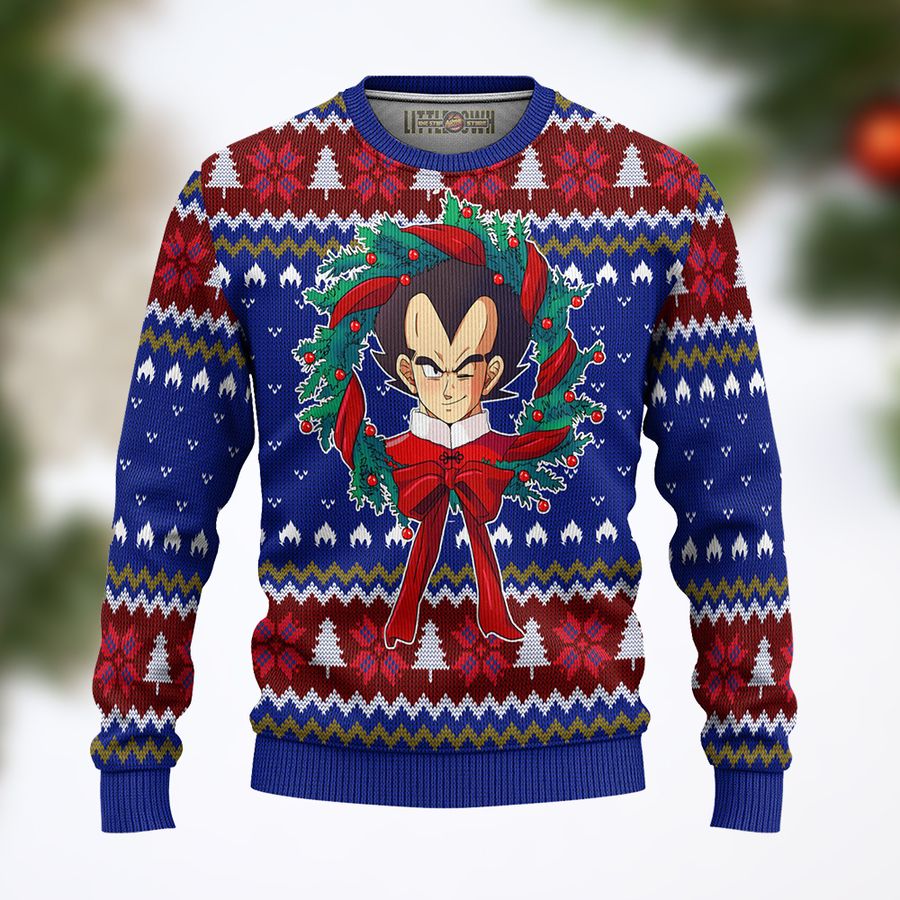 Vegeta Dragon Ball Z Anime Ugly Sweater