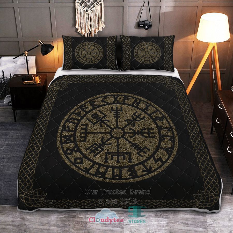 Vegvisir Made of Stone Viking Quilt Bedding Set – LIMITED EDITION