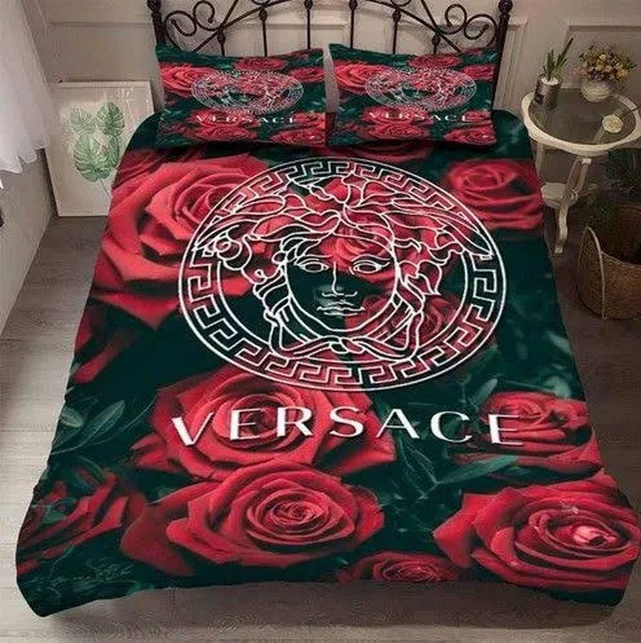 Versace Full Of Roses Bedding Set King Size