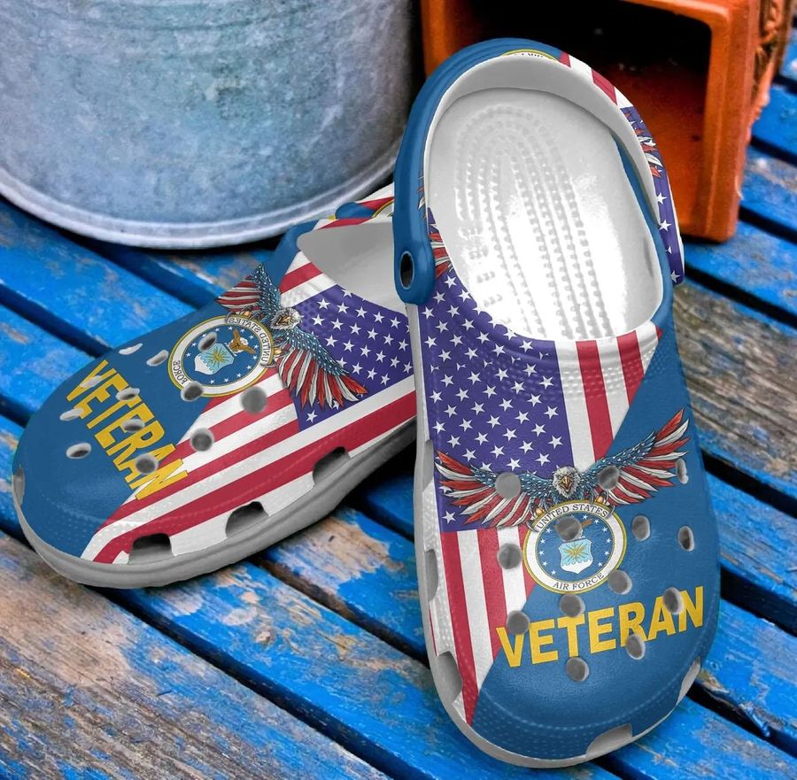 Veteran Personalized Clog Custom Crocs Comfortablefashion Style Comfortable For Women Men Kid Print 3D Proud Veteran