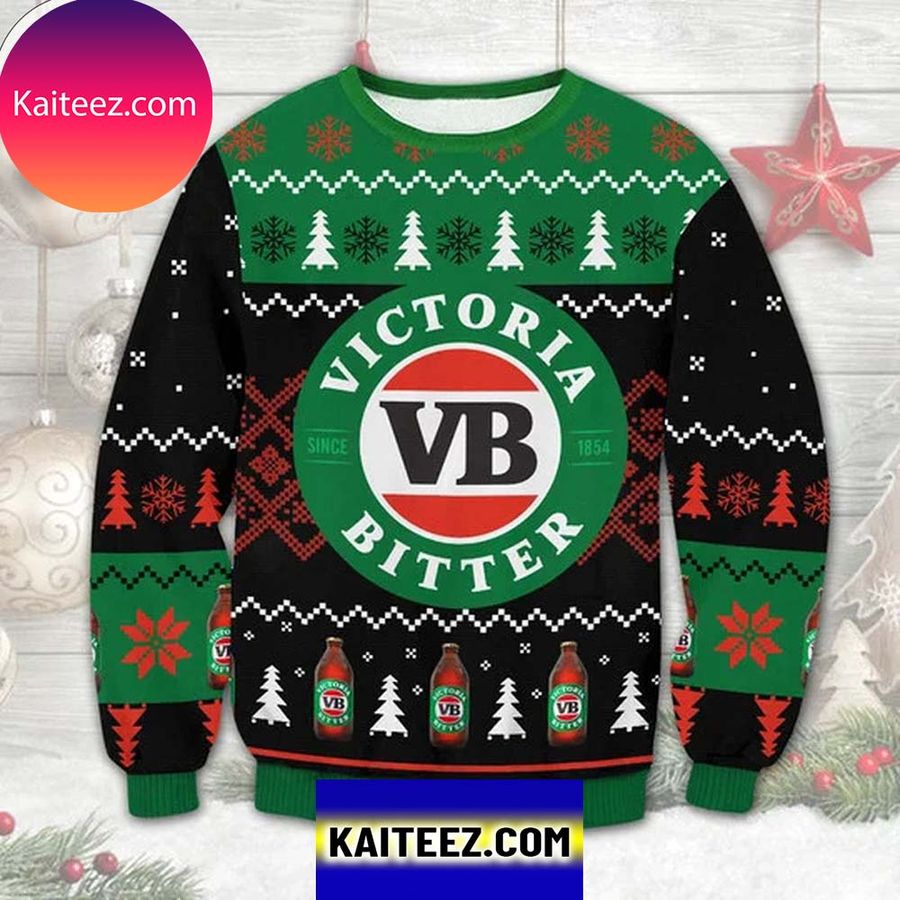 Victoria Bitter Beer 3D Christmas Ugly Sweater