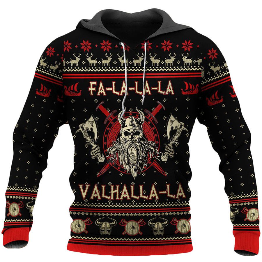Viking Falalala Ugly Christmas Sweater - 469