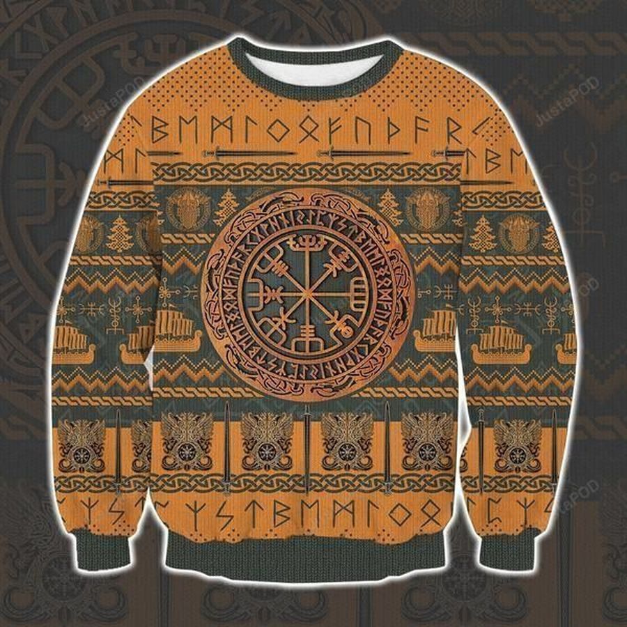 Viking Norse Mythology Ugly Christmas Sweater All Over Print Sweatshirt