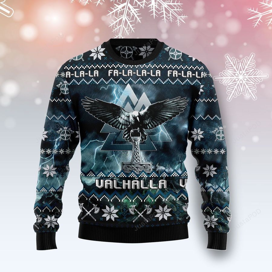 Viking Symbol Ugly Christmas Sweater Ugly Sweater Christmas Sweaters Hoodie