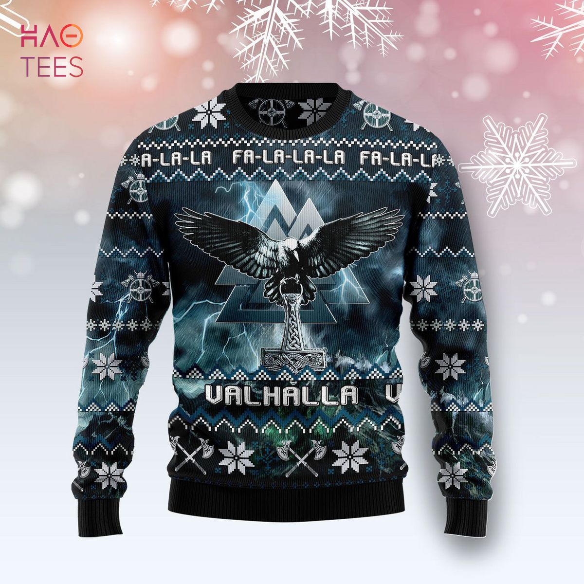 Viking Symbol Ugly Christmas Sweater