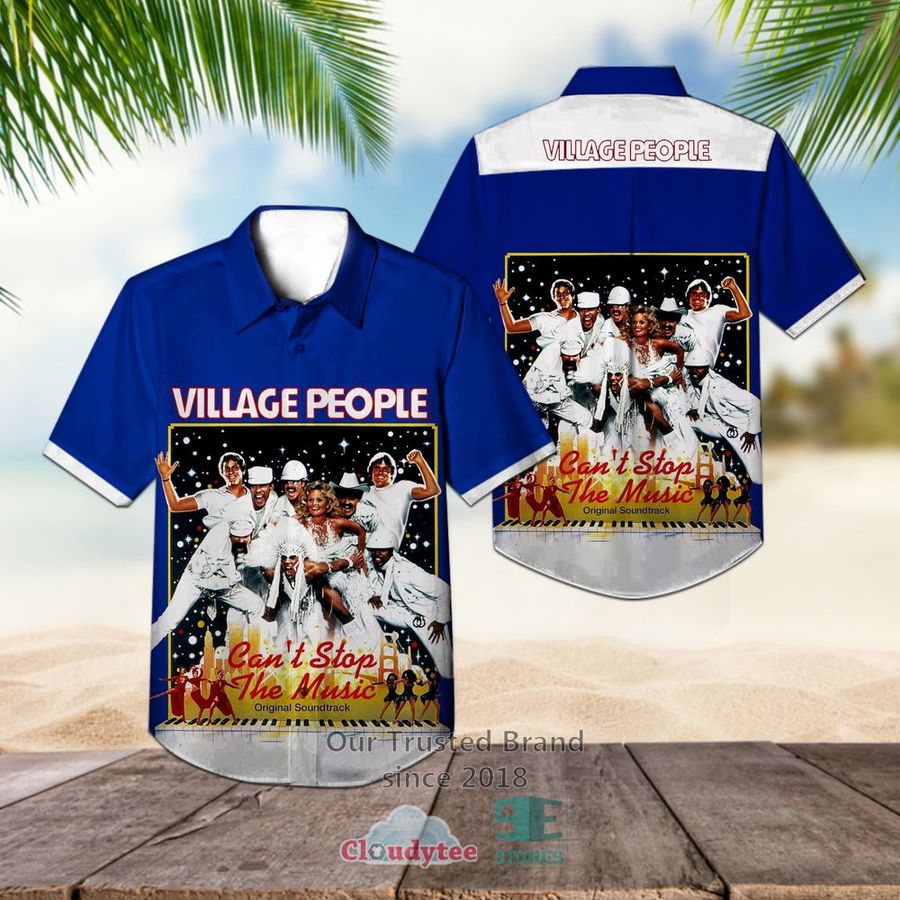Village People Can'T Stop The Music 1980 Casual Hawaiian Shirt – LIMITED EDITION