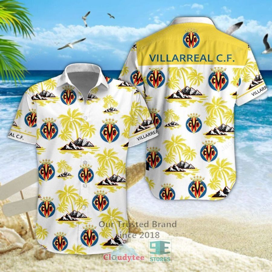 Villarreal C.F. Hawaiian Shirt, Short – LIMITED EDITION