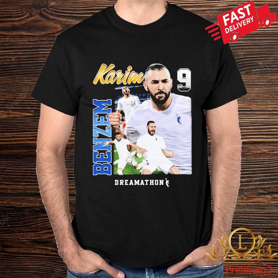 Vini Jr 433 Dreamathon Merch Karim Benzema 9 Dreams Shirt