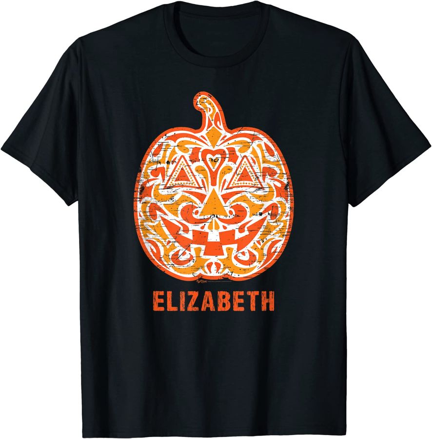 Vintage Elizabeth Halloween Sugar Skull Design