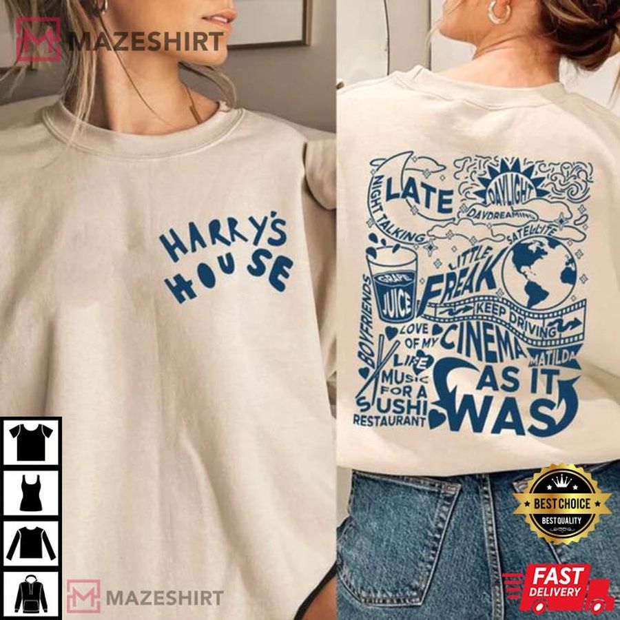 Vintage Harry's House Track List 2022 T-Shirt