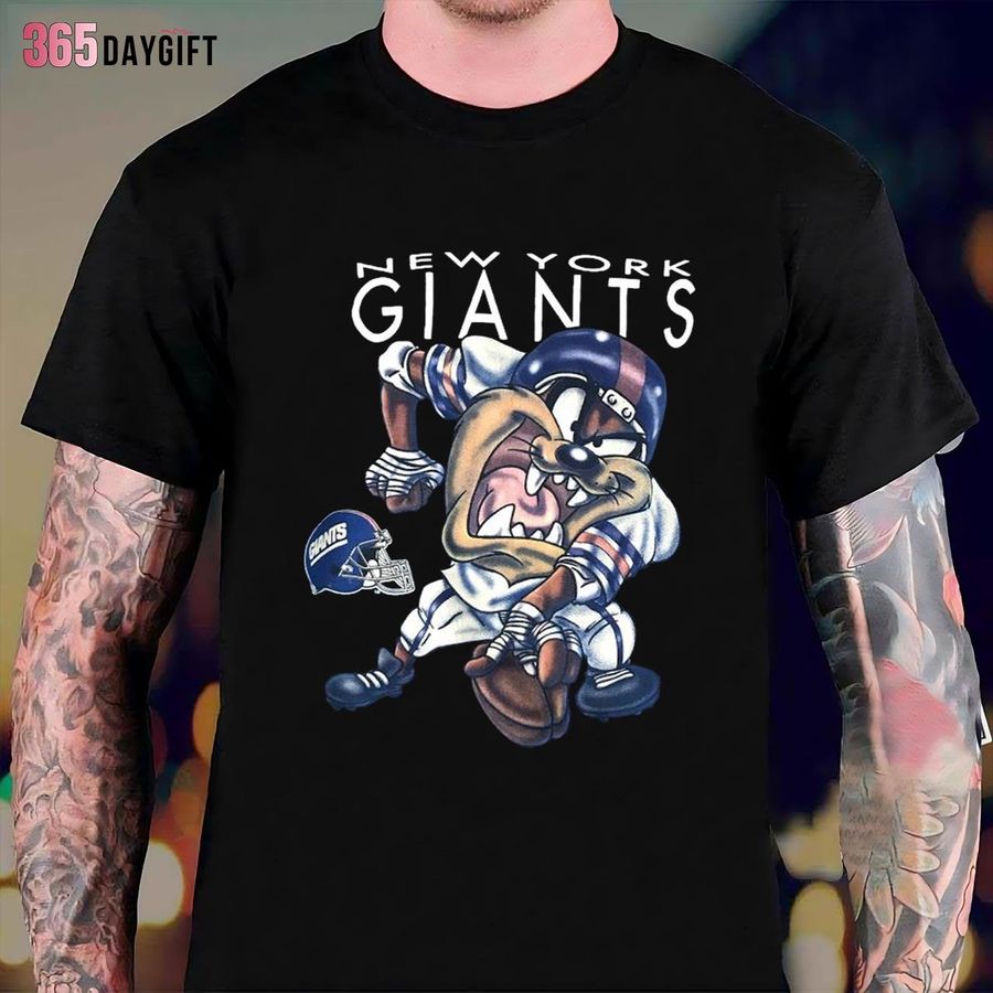 Vintage NFL Giants Looney Tunes Taz New York Giants T-Shirt