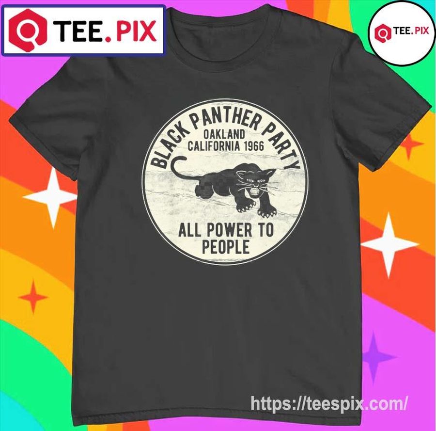 Vintage Oakland California 1966 Black Panther Party Shirt