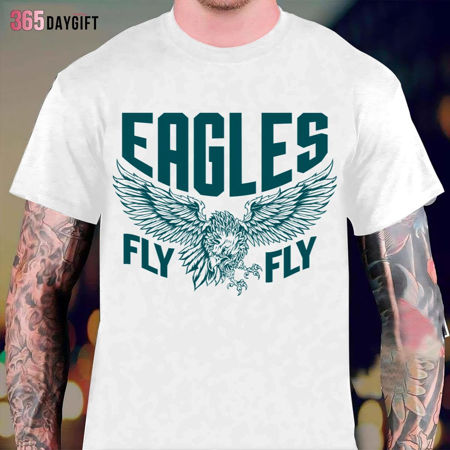 Vintage Philadelphia Football Team Fly Eagles Fly Philly Sport Eagles T-Shirt