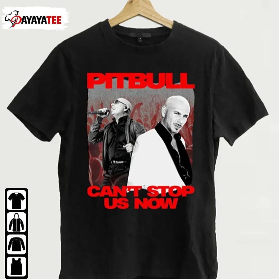 Vintage Pitbull Tour Cant Stop Us Now Shirt Mr Worldwide