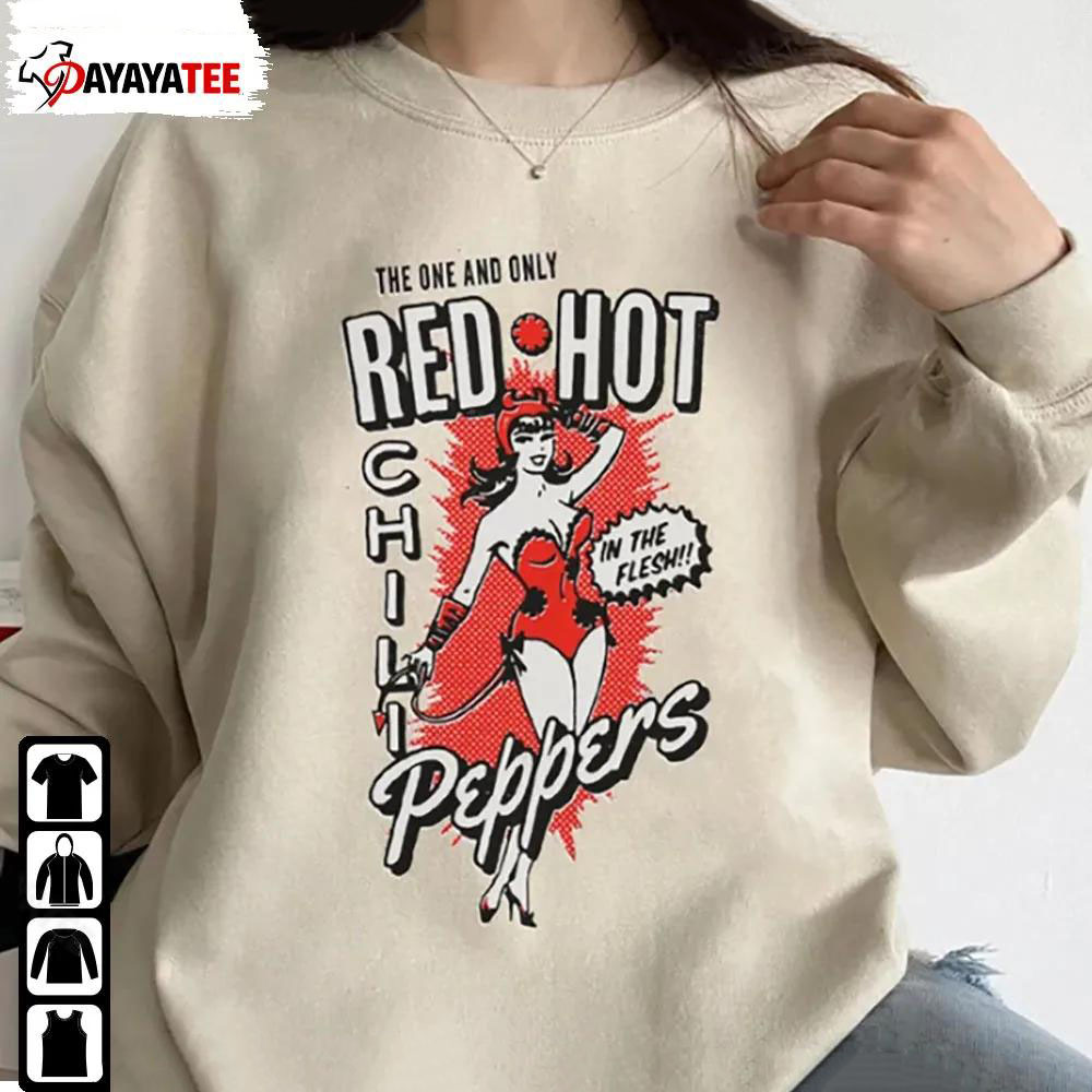 Vintage Red Hot Chili Peppers In The Flesh Shirt The One And Only