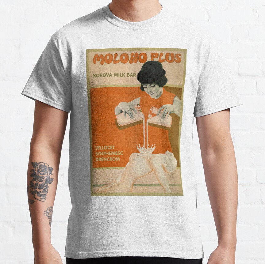 Vintage Retro Moloko Plus A Clockwork Orange More Then Awesome Classic T-Shirt