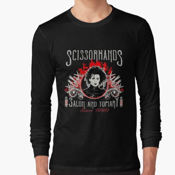Vintage Scissorhands Salon And Topiary  Long Sleeve T-Shirt
