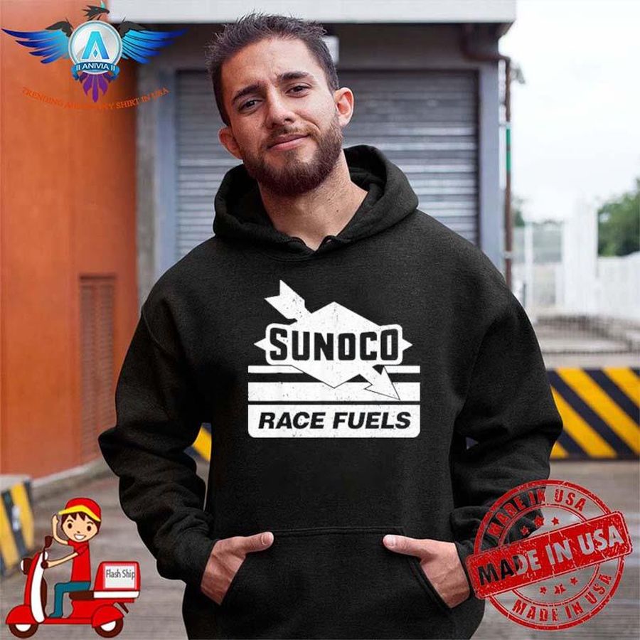Vintage sunoco race fuels shirt